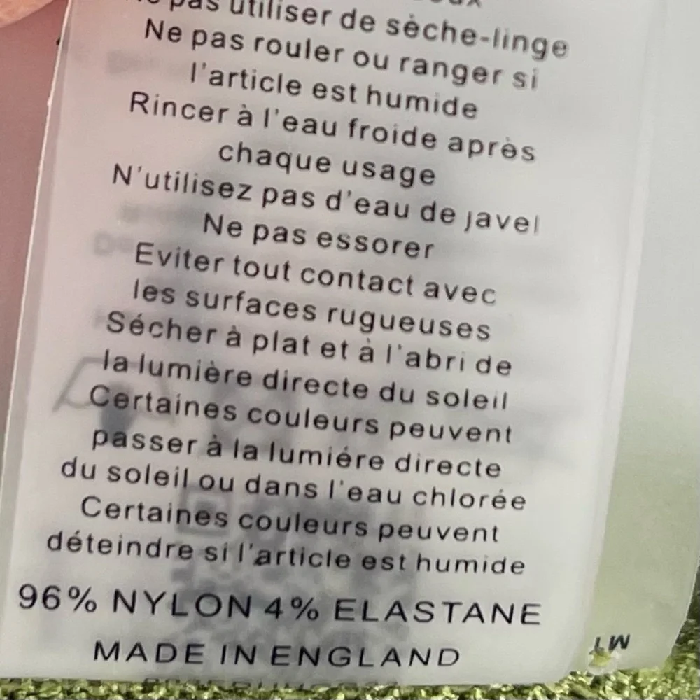 Hunza G Square Neck One Piece Metallica Khaki Swim Woman’s One Size - Picture 7 of 7